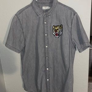 Topman tiger button up